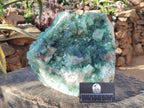 Natural XL Green Cubic Fluorite Specimen x 1 From Mandrosonoro, Madagascar