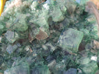 Natural XL Green Cubic Fluorite Specimen x 1 From Mandrosonoro, Madagascar