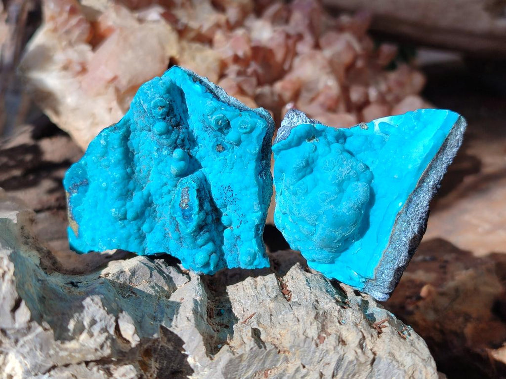 Natural Botryoidal Chrysocolla Specimens x 27 From Kulukuluku, Congo