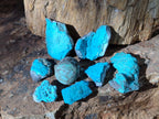 Natural Botryoidal Chrysocolla Specimens x 27 From Kulukuluku, Congo