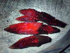 Natural Drusy Quartz Coated Spearhead Calcite Crystals x 12 From Albert's Mountain, Lesotho