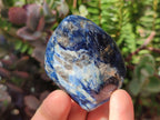 Polished Dumortierite Standing Display Pieces x 12 From Madagascar
