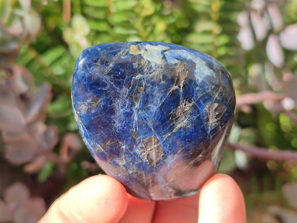Polished Dumortierite Standing Display Pieces x 12 From Madagascar