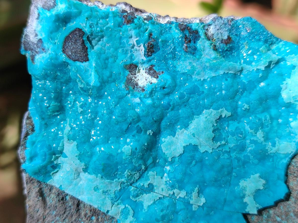 Natural Botryoidal Chrysocolla Specimens x 3 From Kulukuluku, Congo
