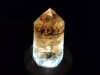 Polished Smokey and Clear Window Quartz Display Crystals x 6 From Madagascar