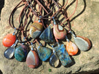 Hand Made Mix of Multi Mineral Necklaces x 12 From Madagascar