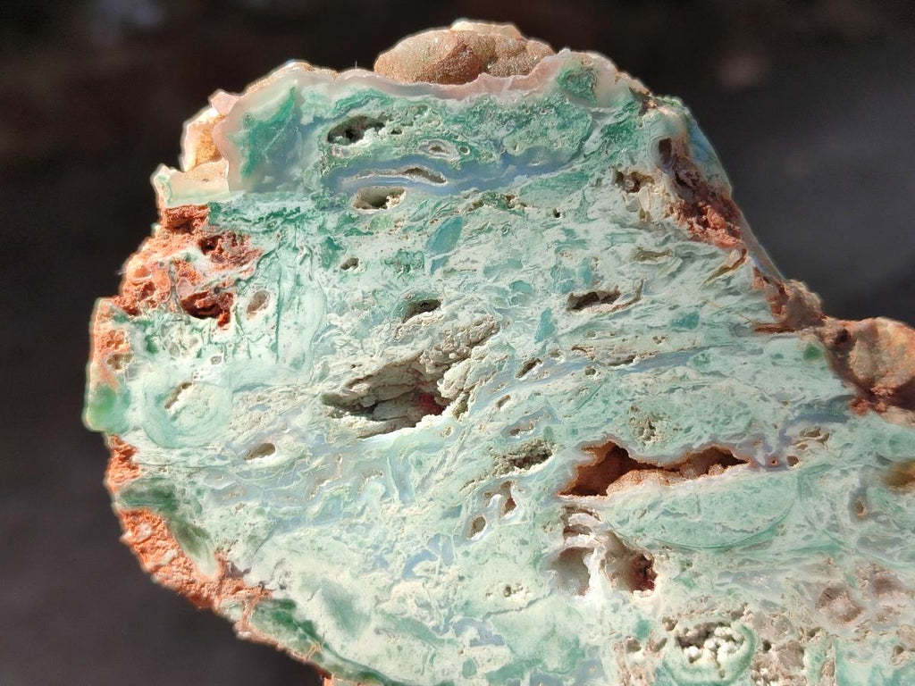 Polished One Side Great Dyke Mtorolite Chrysoprase Plates x 6 From Great Dyke Mountain Range, Zimbabwe - Toprock Gemstones and Minerals 