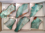 Polished One Side Great Dyke Mtorolite Chrysoprase Plates x 6 From Great Dyke Mountain Range, Zimbabwe - Toprock Gemstones and Minerals 