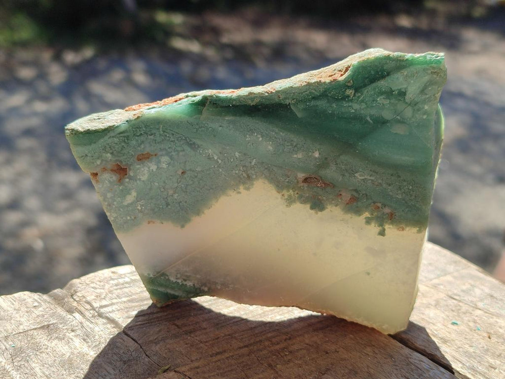 Polished One Side Great Dyke Mtorolite Chrysoprase Plates x 6 From Great Dyke Mountain Range, Zimbabwe - Toprock Gemstones and Minerals 