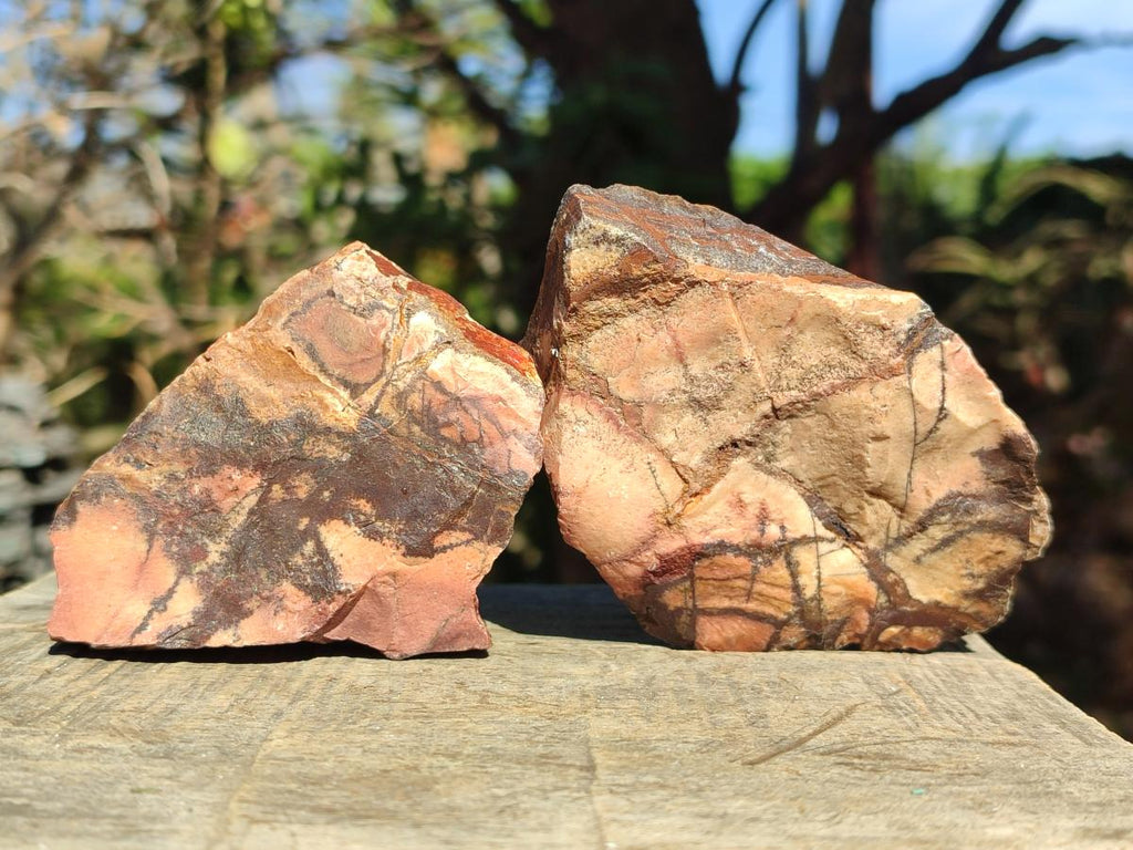 Natural Nguni Jasper Cobbed Specimens x 12 From Northern Cape, South Africa