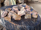 Natural Nguni Jasper Cobbed Specimens x 12 From Northern Cape, South Africa