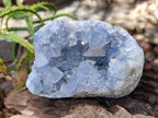 Natural Blue Celestite Specimens x 2 From Sakoany, Madagascar