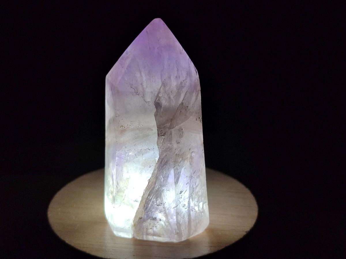Polished Chevron Amethyst Display Crystals x 3 From Madagascar