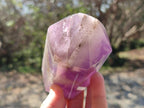 Polished Chevron Amethyst Display Crystals x 3 From Madagascar