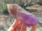 Polished Chevron Amethyst Display Crystals x 3 From Madagascar