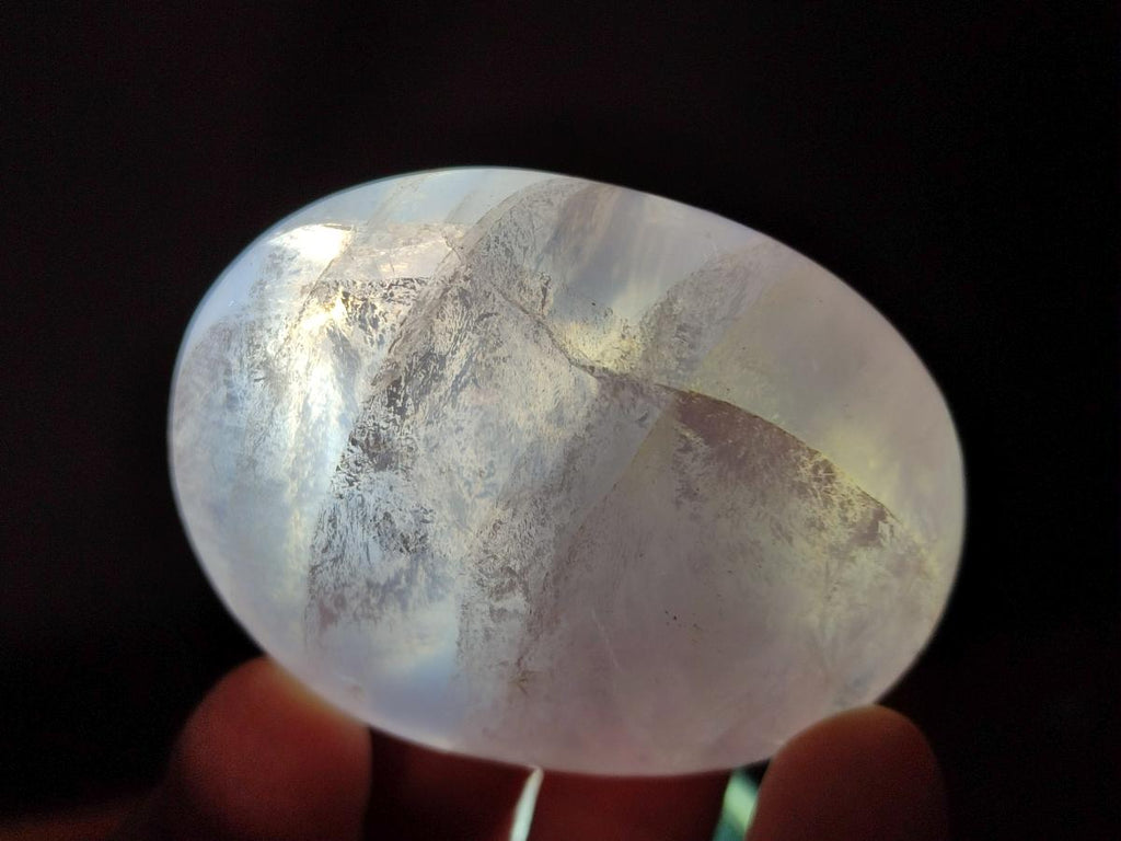 Polished Gemmy Rose Quartz Palm Stones x 20 From Madagascar