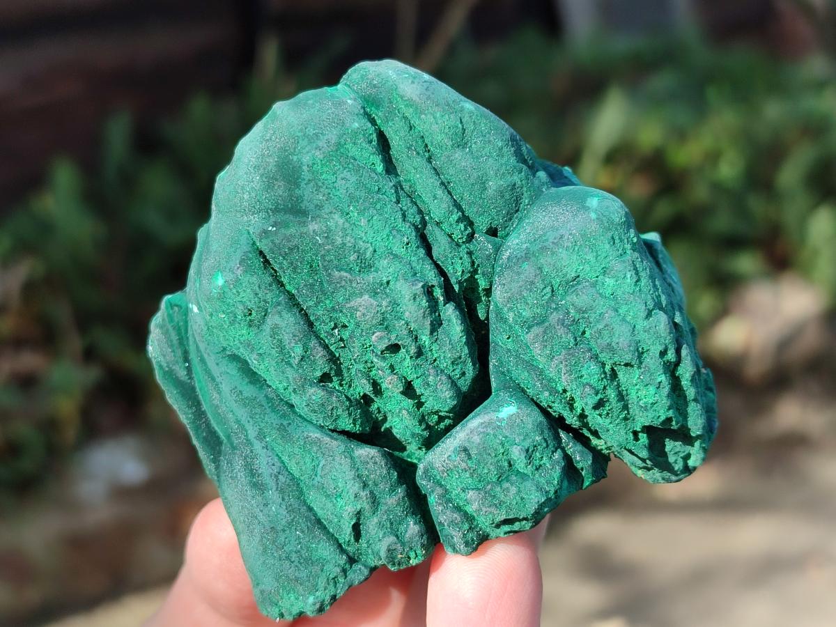 Natural Botryoidal Malachite Specimens x 6 From Congo