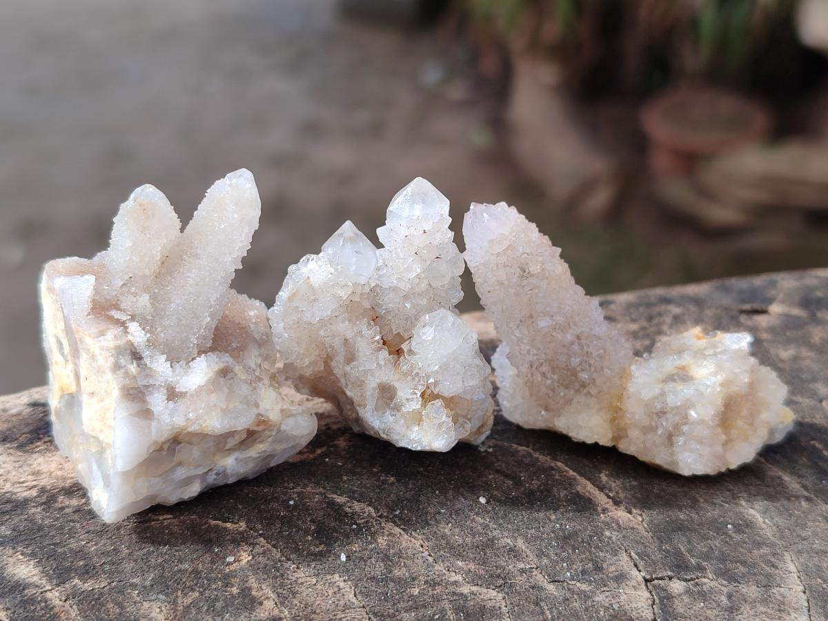 Natural Mix of Small Spirit Quartz Crystals and Clusters x 70 From Boekenhouthoek, South Africa
