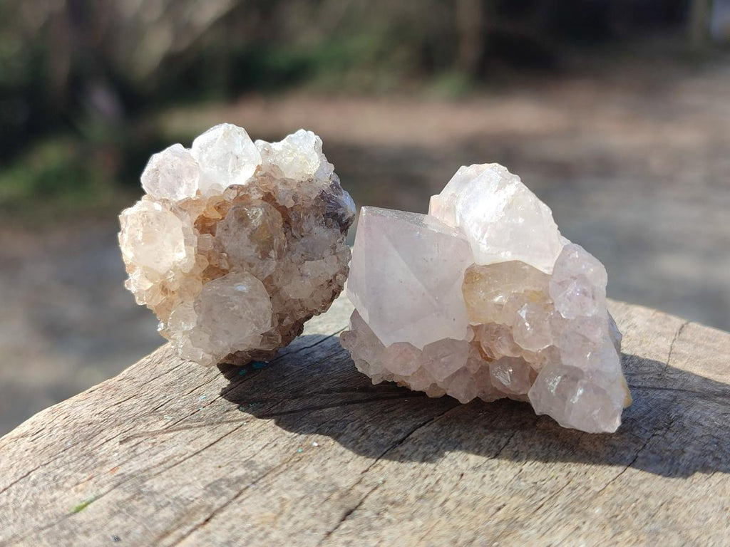 Natural Mix of Small Spirit Quartz Crystals and Clusters x 70 From Boekenhouthoek, South Africa