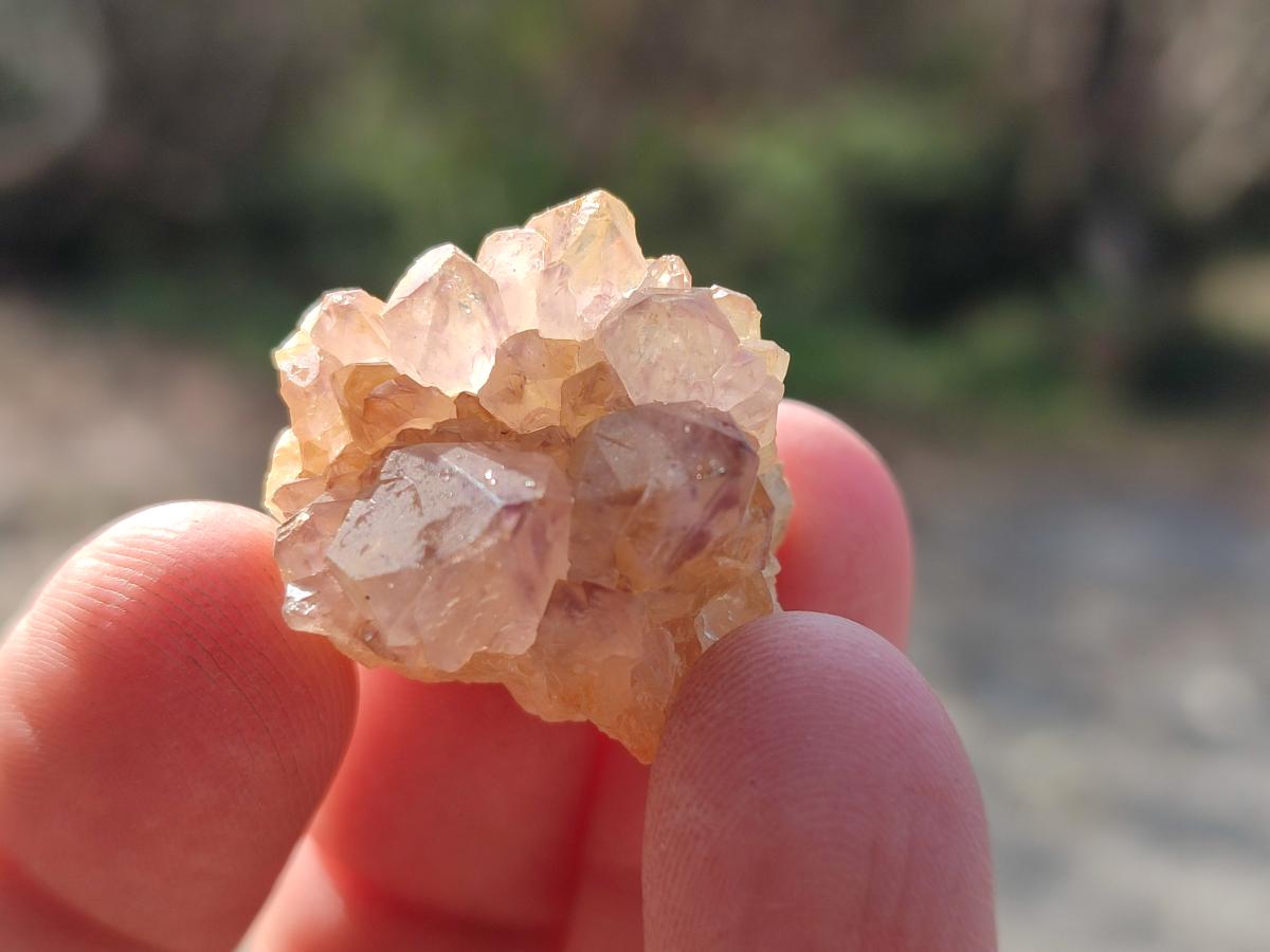 Natural Mix of Small Spirit Quartz Crystals and Clusters x 70 From Boekenhouthoek, South Africa