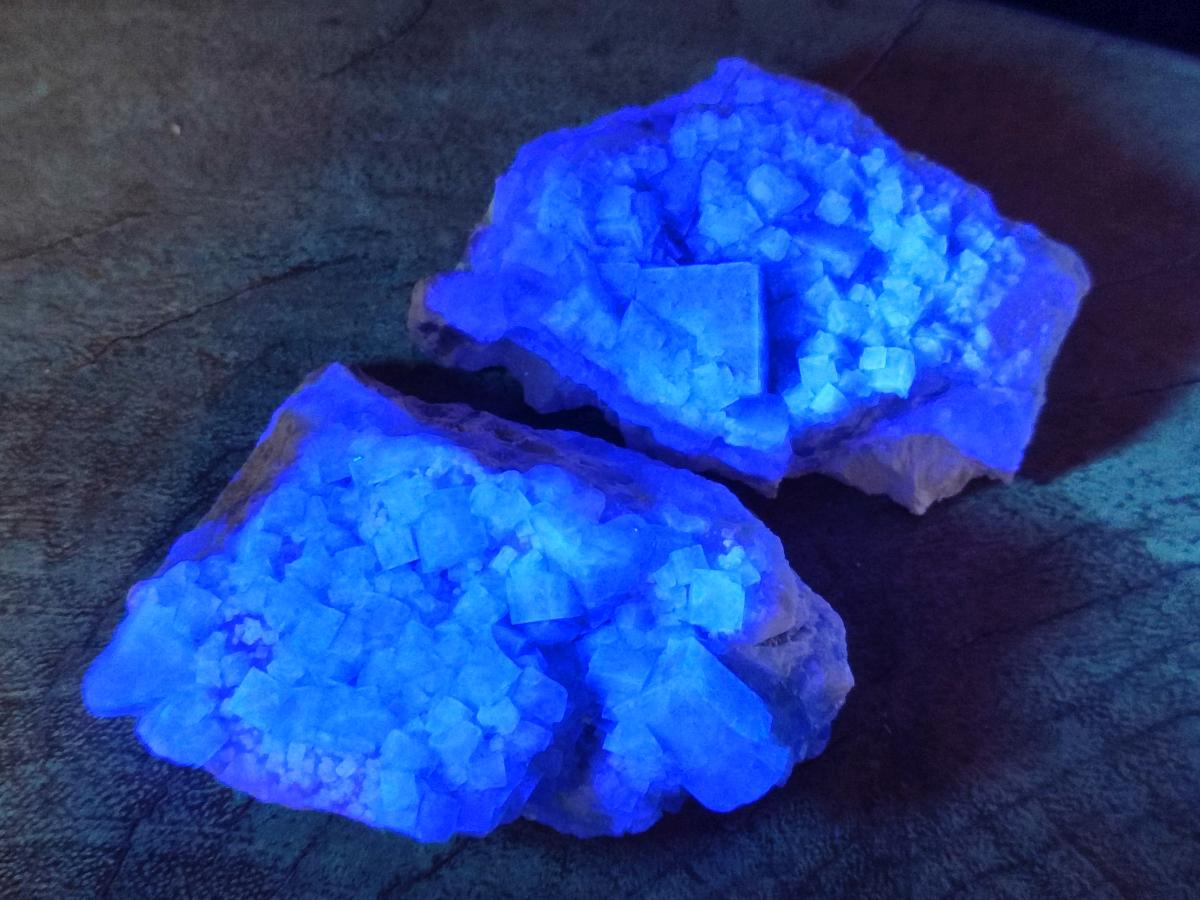 Natural Green Cubic Fluorite Specimens x 12 From Mandrosonoro, Madagascar