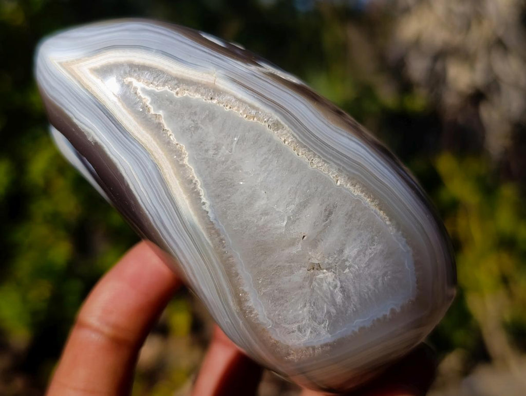 Polished Agate Standing Display Pieces x 3 From Madagascar - Toprock Gemstones and Minerals 
