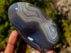 Polished Agate Standing Display Pieces x 3 From Madagascar - Toprock Gemstones and Minerals 