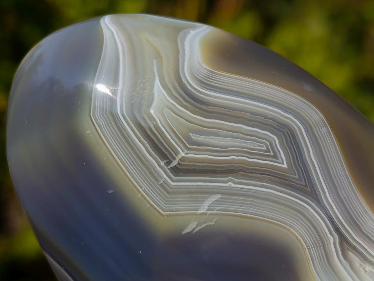 Polished Agate Standing Display Pieces x 3 From Madagascar - Toprock Gemstones and Minerals 
