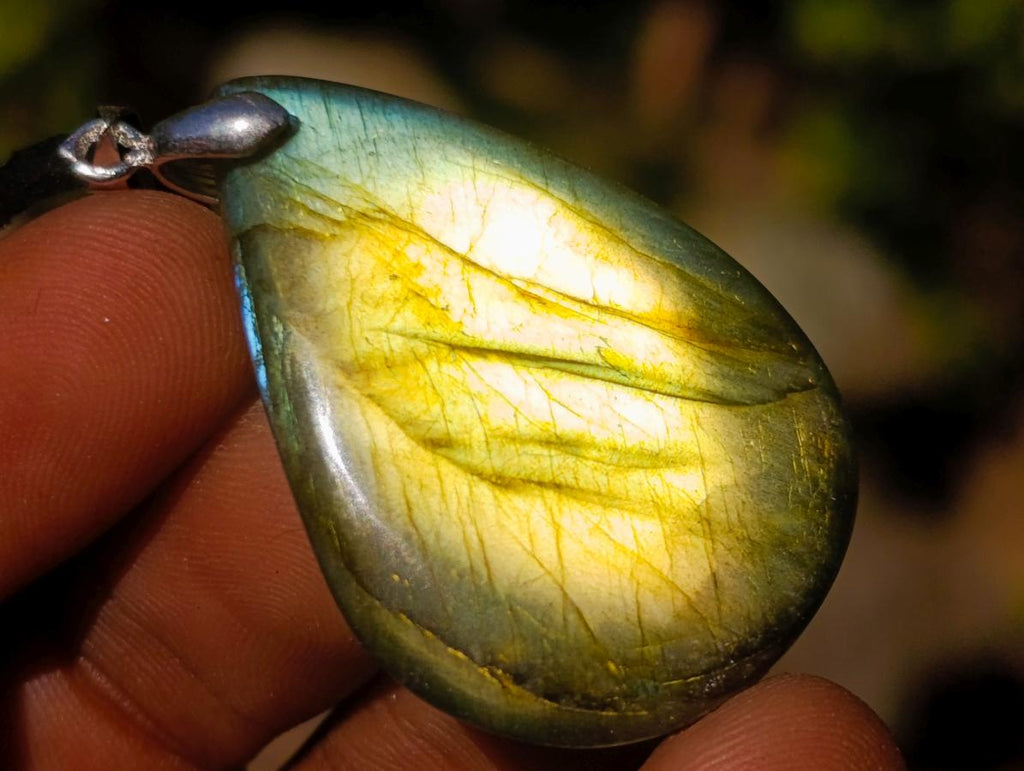 Hand Made Labradorite Necklaces x 12 From Madagascar - Toprock Gemstones and Minerals 
