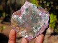 Natural Salrose Cobaltoan Dolomite Specimens with Malachite and Drusy Dolomite x 3 From Kakanda, Congo - Toprock Gemstones and Minerals 