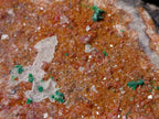 Natural Salrose Cobaltoan Dolomite Specimens with Malachite and Drusy Dolomite x 3 From Kakanda, Congo - Toprock Gemstones and Minerals 
