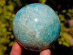 Polished Amazonite Spheres x 3 From Madagascar - Toprock Gemstones and Minerals 
