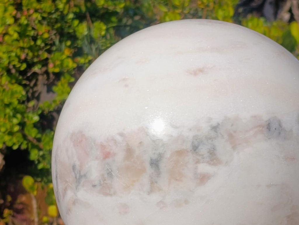 Polished XXL White Marble x 1 From Rustenburg, South Africa - Toprock Gemstones and Minerals 