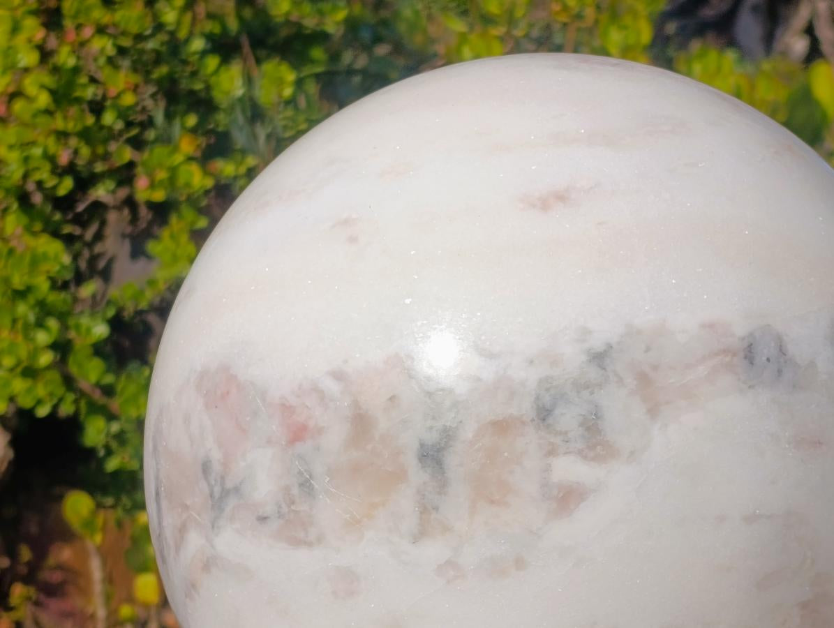 Polished XXL White Marble x 1 From Rustenburg, South Africa - Toprock Gemstones and Minerals 