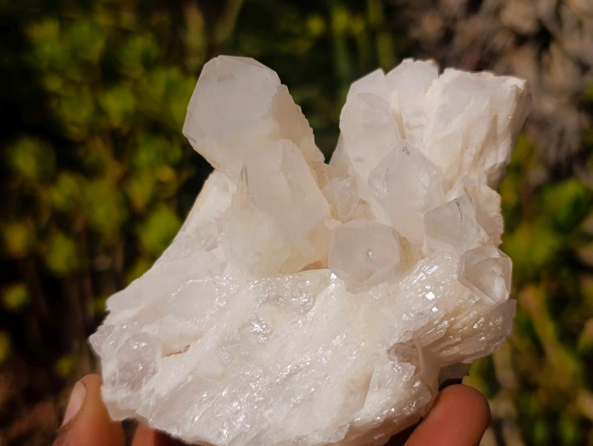 Natural Cascading "Anananas" Candle Quartz Clusters x 3 From Antsirabe, Madagascar - Toprock Gemstones and Minerals 