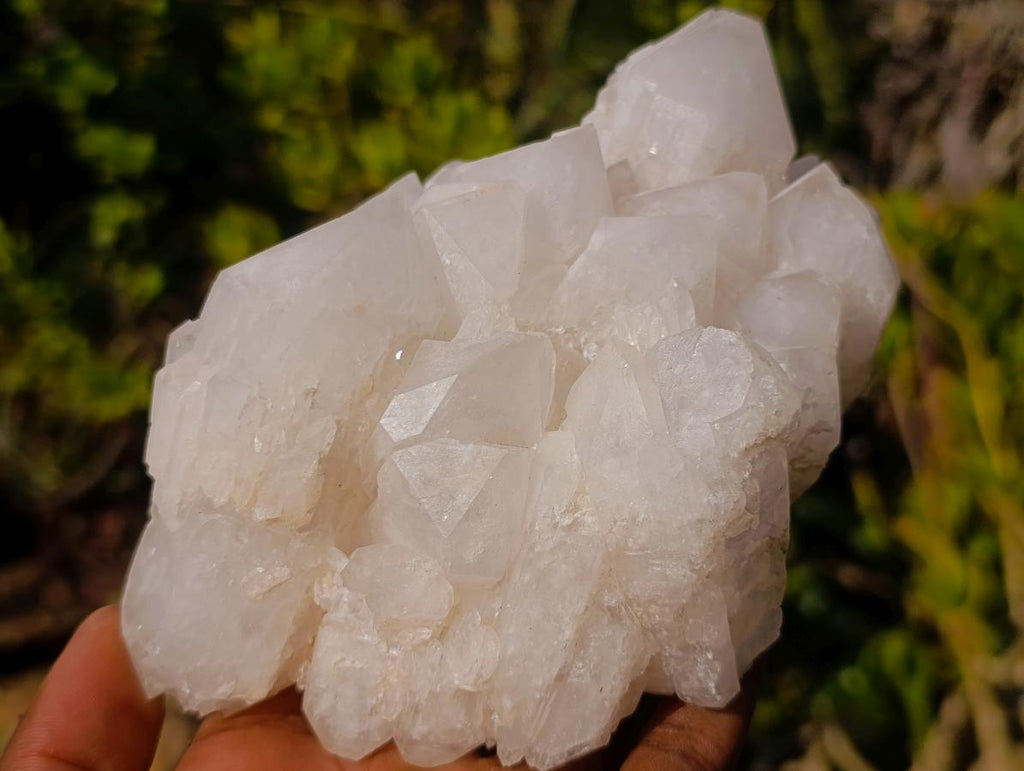 Natural Cascading "Anananas" Candle Quartz Clusters x 3 From Antsirabe, Madagascar - Toprock Gemstones and Minerals 
