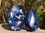 Polished Dumortierite Standing Display Pieces x 6 From Madagascar - Toprock Gemstones and Minerals 