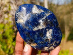 Polished Dumortierite Standing Display Pieces x 6 From Madagascar - Toprock Gemstones and Minerals 