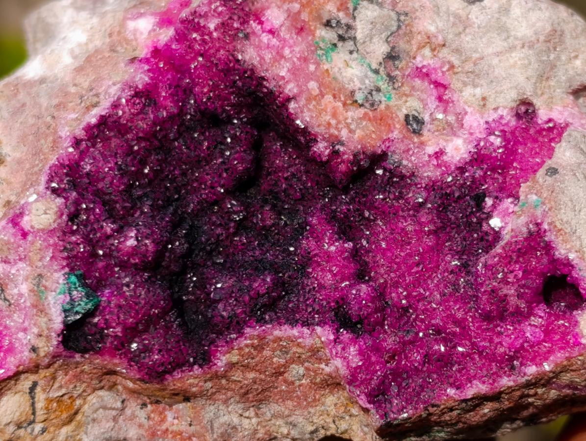 Natural Salrose Cobaltoan Dolomite Specimens with Heterogenite x 6 From Kakanda, Congo - Toprock Gemstones and Minerals 