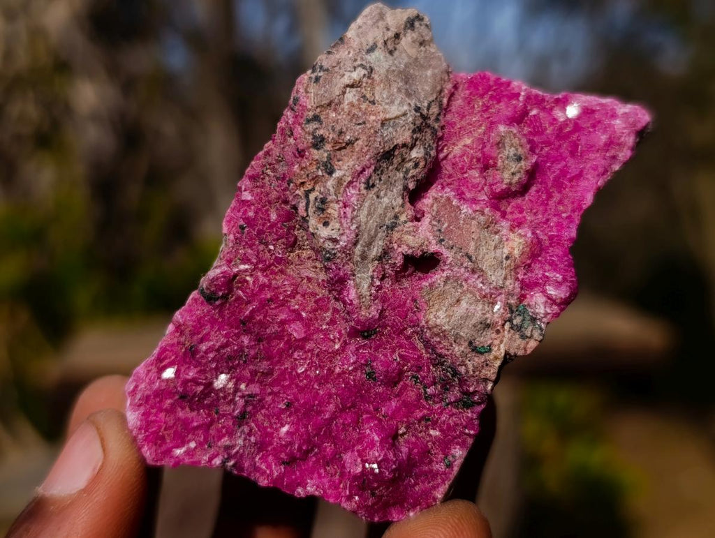Natural Salrose Cobaltoan Dolomite Specimens with Heterogenite x 6 From Kakanda, Congo - Toprock Gemstones and Minerals 