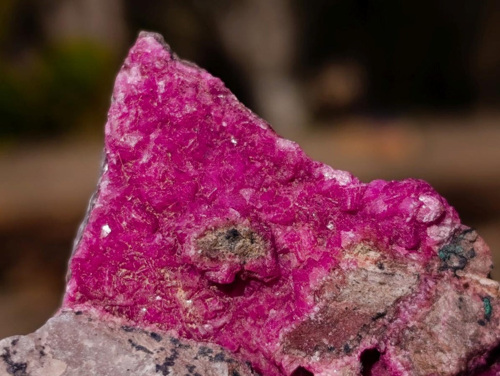 Natural Salrose Cobaltoan Dolomite Specimens with Heterogenite x 6 From Kakanda, Congo - Toprock Gemstones and Minerals 