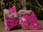 Natural Salrose Cobaltoan Dolomite Specimens with Heterogenite x 6 From Kakanda, Congo - Toprock Gemstones and Minerals 