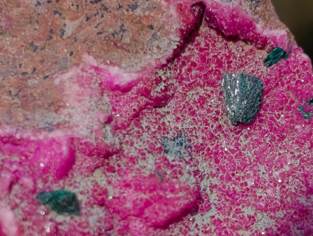 Natural Salrose Cobaltoan Dolomite Specimens with Heterogenite x 6 From Kakanda, Congo - Toprock Gemstones and Minerals 
