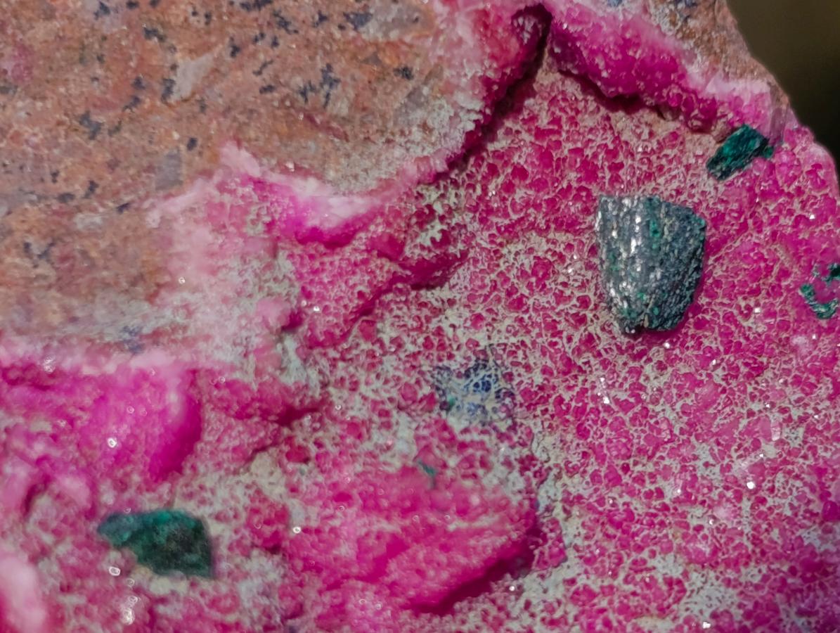 Natural Salrose Cobaltoan Dolomite Specimens with Heterogenite x 6 From Kakanda, Congo - Toprock Gemstones and Minerals 