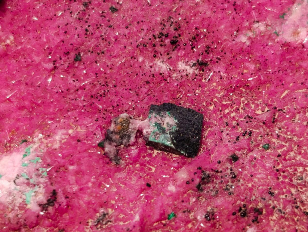 Natural Salrose Cobaltoan Dolomite Specimens with Heterogenite x 6 From Kakanda, Congo - Toprock Gemstones and Minerals 