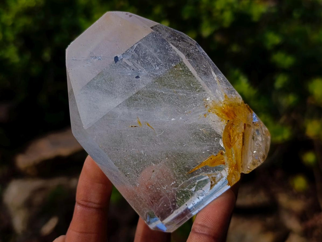 Polished and Natural Quartz Display Crystals x 3 From Madagascar - Toprock Gemstones and Minerals 