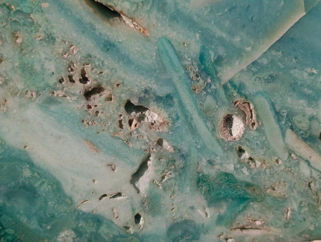 Polished One Side Mtorolite Chrysoprase Plates x 12 From Mutorashanga, Zimbabwe - Toprock Gemstones and Minerals 