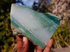 Polished One Side Mtorolite Chrysoprase Plates x 12 From Mutorashanga, Zimbabwe - Toprock Gemstones and Minerals 