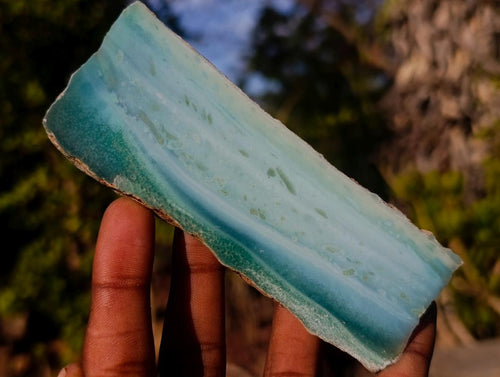 Polished One Side Mtorolite Chrysoprase Plates x 12 From Mutorashanga, Zimbabwe - Toprock Gemstones and Minerals 
