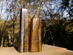 Polished Banded Tiger Iron Display Crystals x 2 From South Africa - Toprock Gemstones and Minerals 